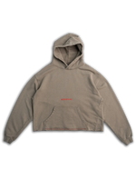 CROPPED HOODIE - SAND