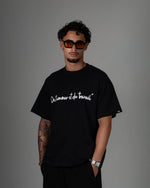 OVERSIZED TEE DAEDT LOGO BLACK