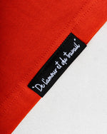 OVERSIZED TEE ITEM LOGO ORANGE